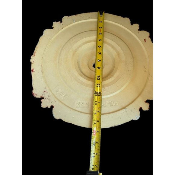 16" ROUND CHANDELIER CEILING MEDALLION BURNISH GOLD VICTORIAN Belgium Urethane - Picture 10 of 12